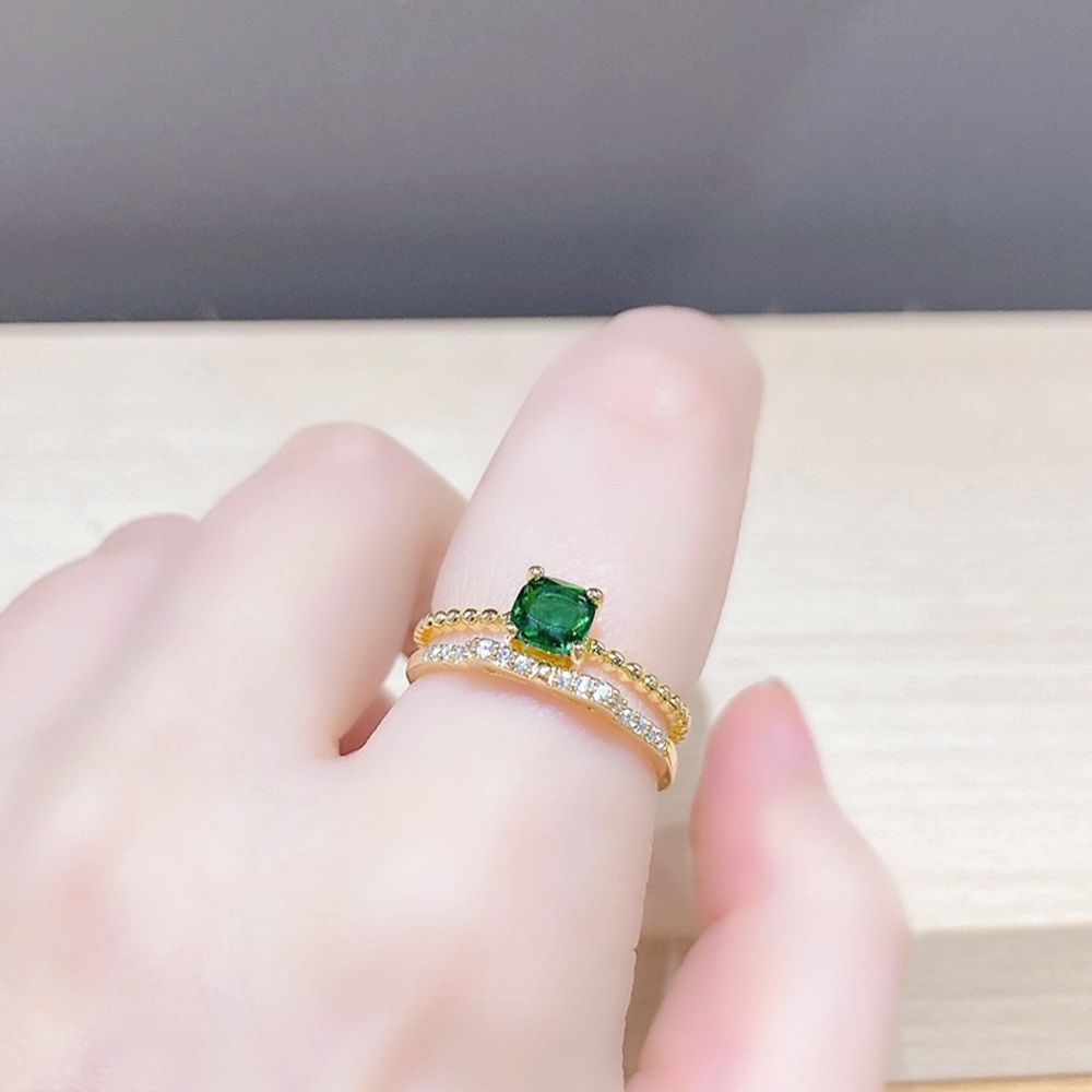 Green Gemstone Ring
